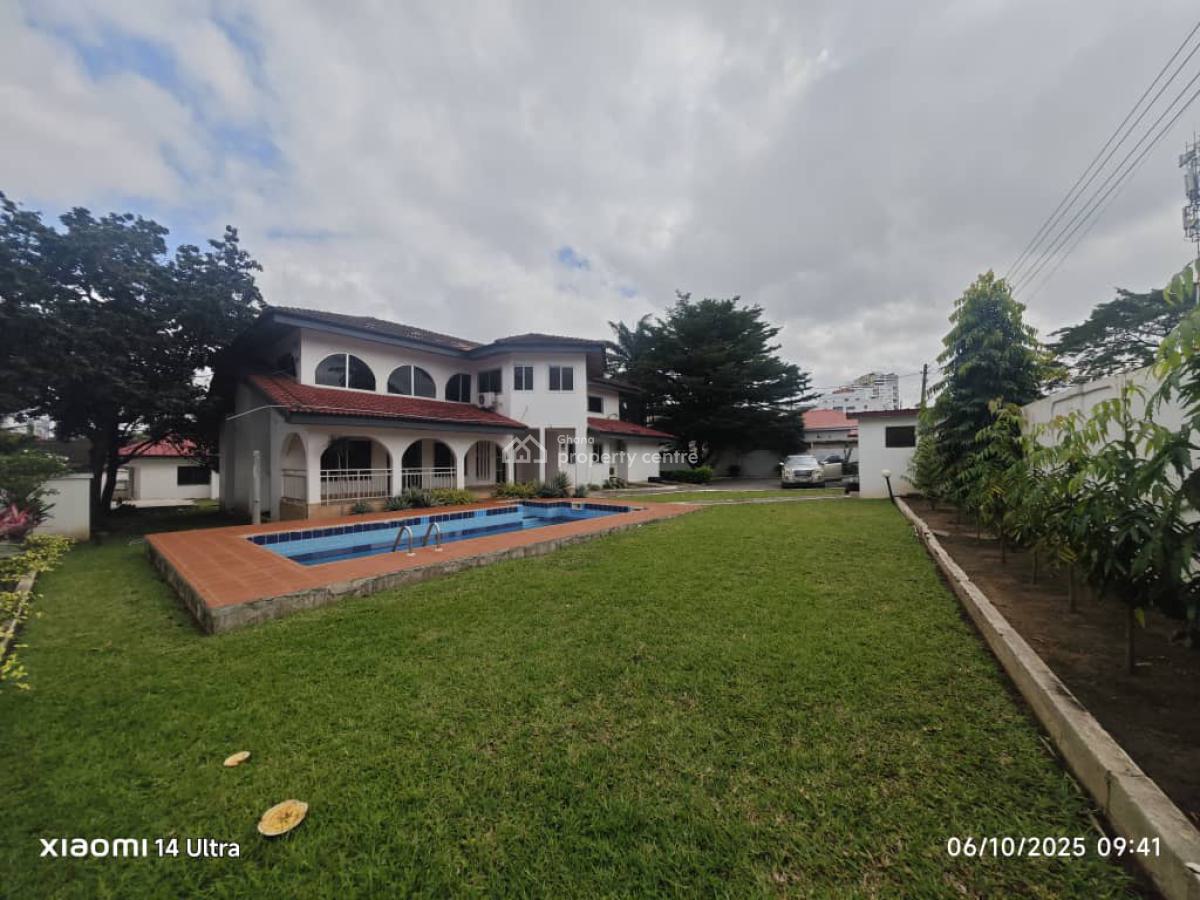 Executive 5 Bedrooms, West Airport, Airport Residential Area, Accra, House for Rent