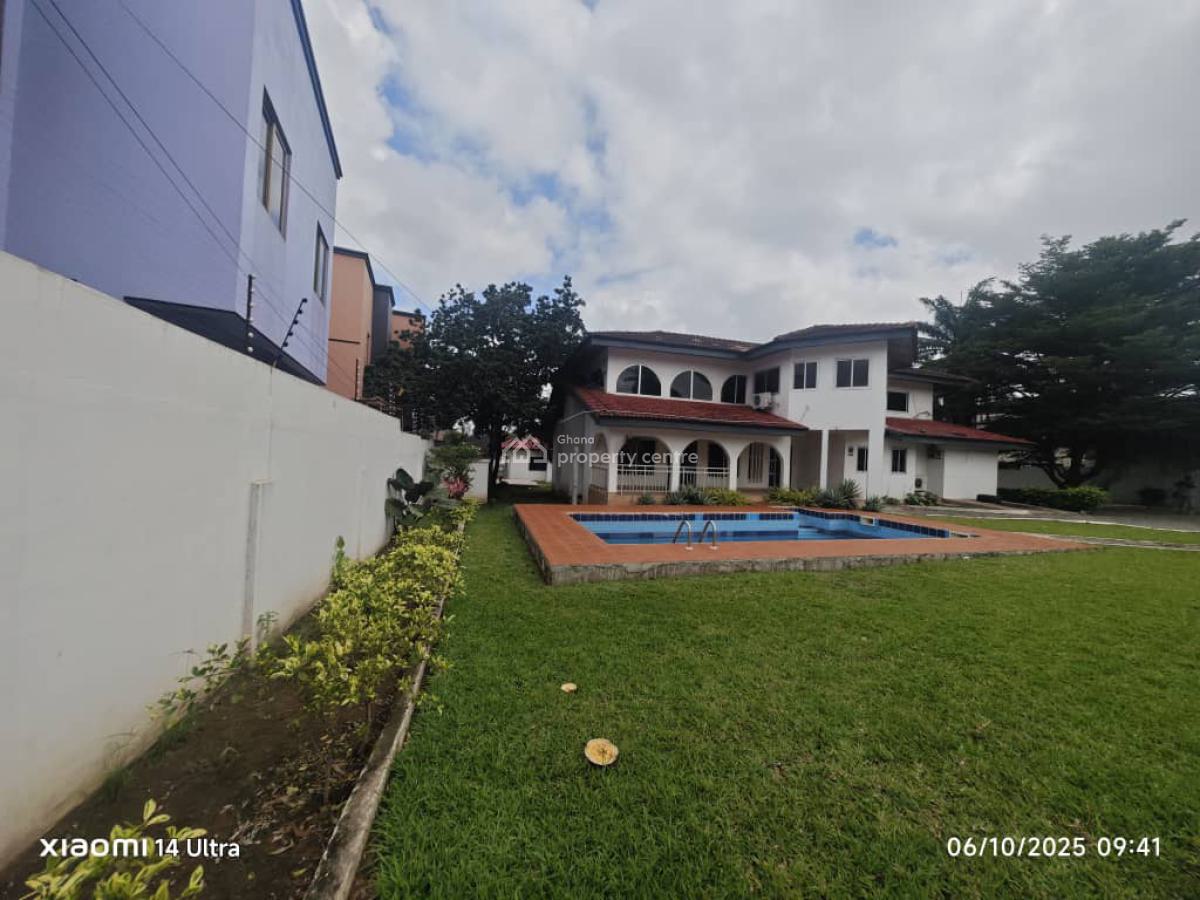 Executive 5 Bedrooms, West Airport, Airport Residential Area, Accra, House for Rent