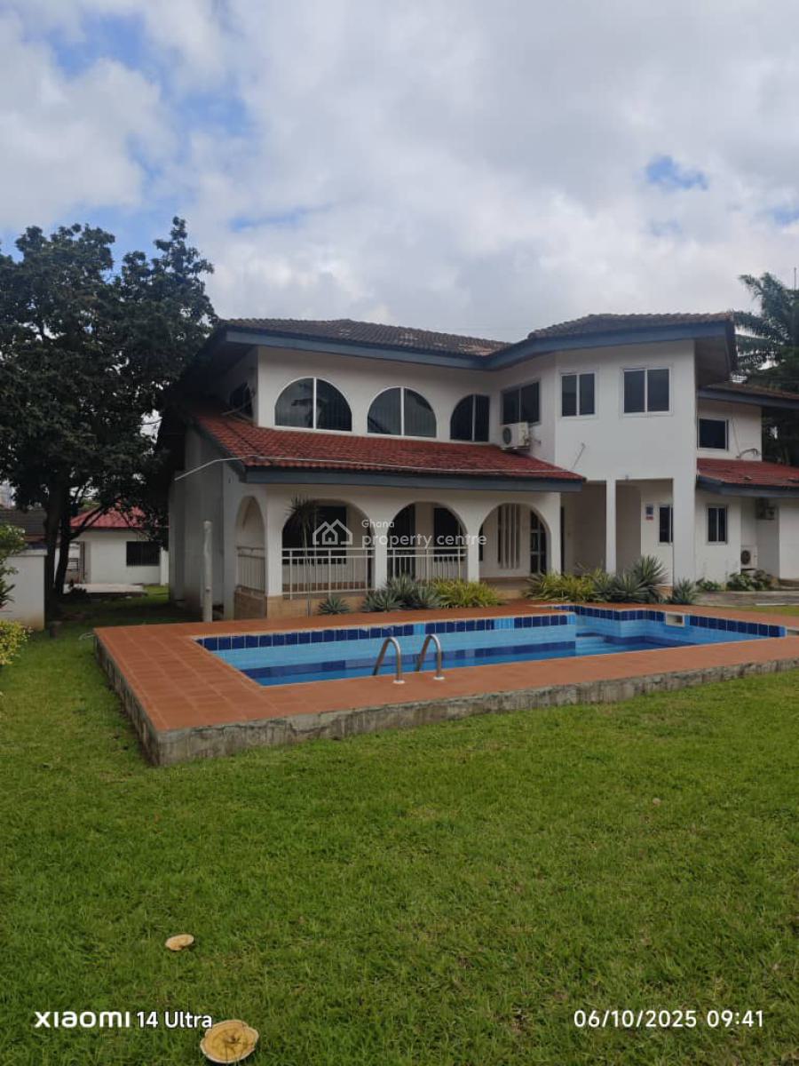 Executive 5 Bedrooms, West Airport, Airport Residential Area, Accra, House for Rent