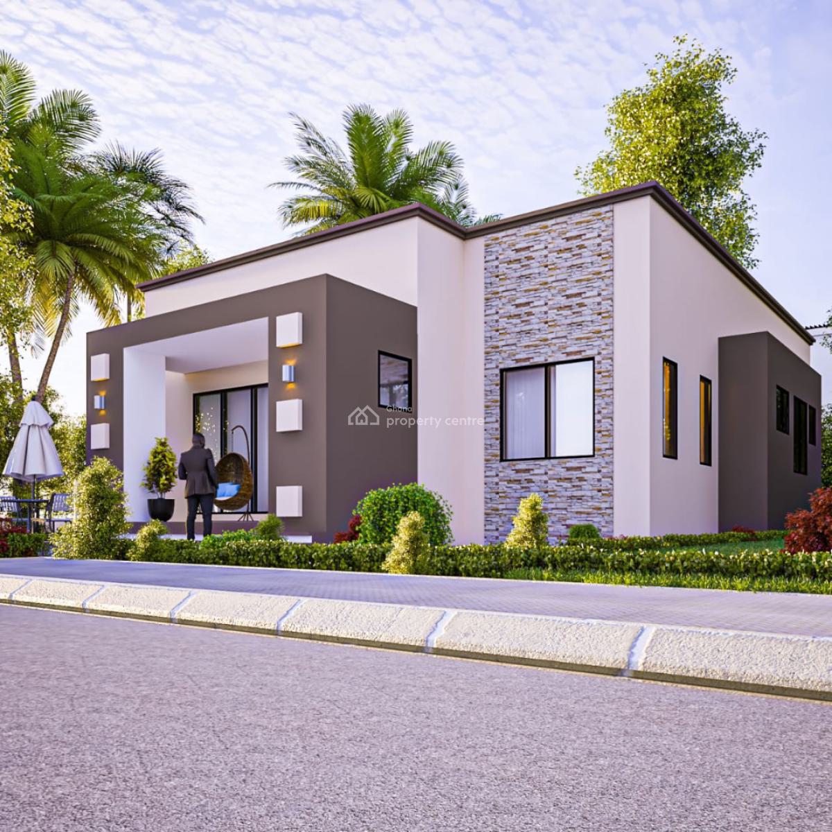 Semi-completed 3 Bedroom House with Attached Boys Quarters., Amrahia, Adenta Municipal, Accra, Detached Bungalow for Sale