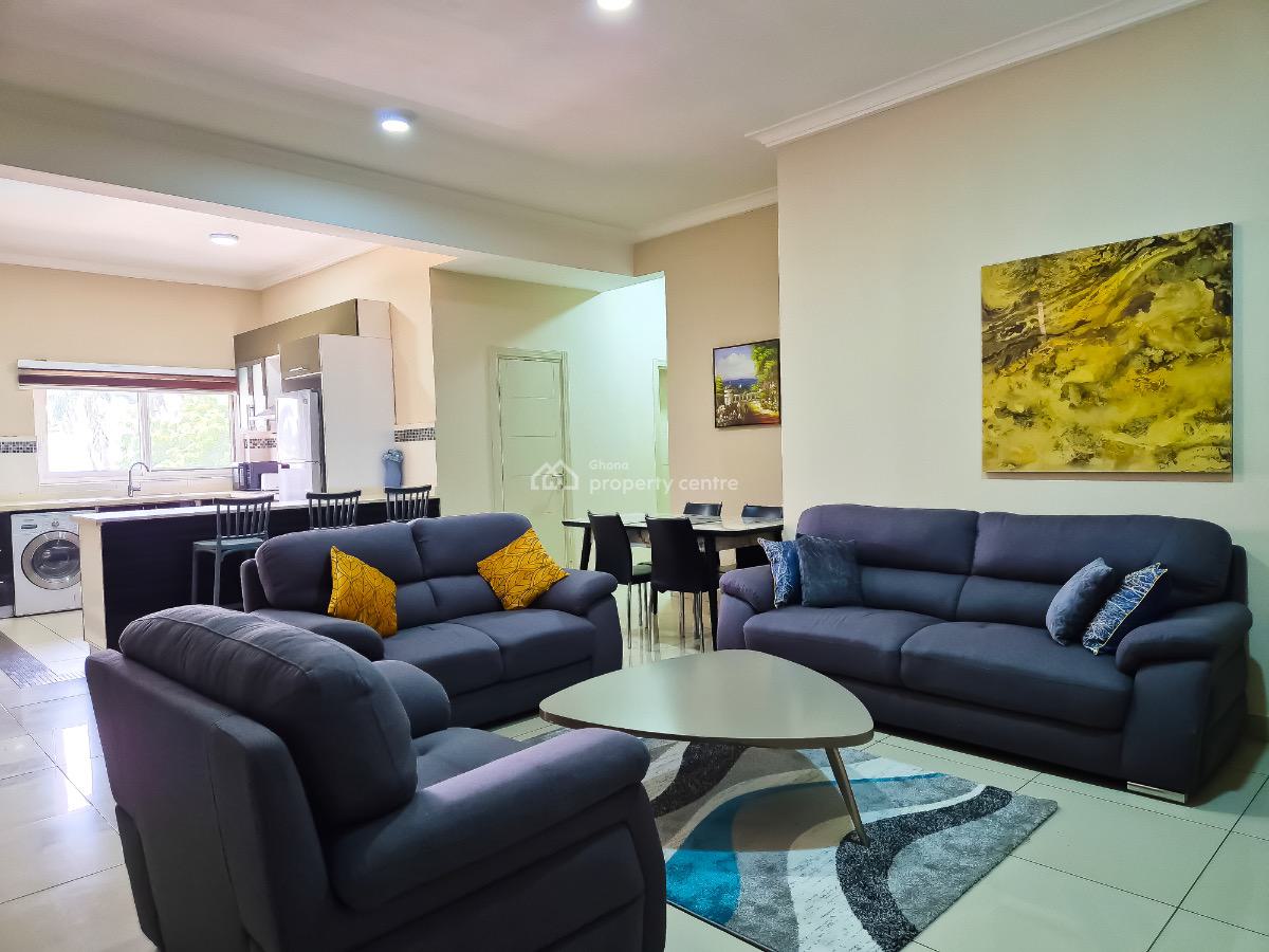 Furnished 2 Bedroom Apartment with Swimming Pool and Gym, Cantonments, Accra, Apartment for Rent