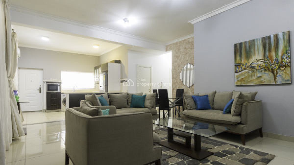 Furnished 2 Bedroom Apartment with Swimming Pool and Gym, Cantonments, Accra, Apartment for Rent