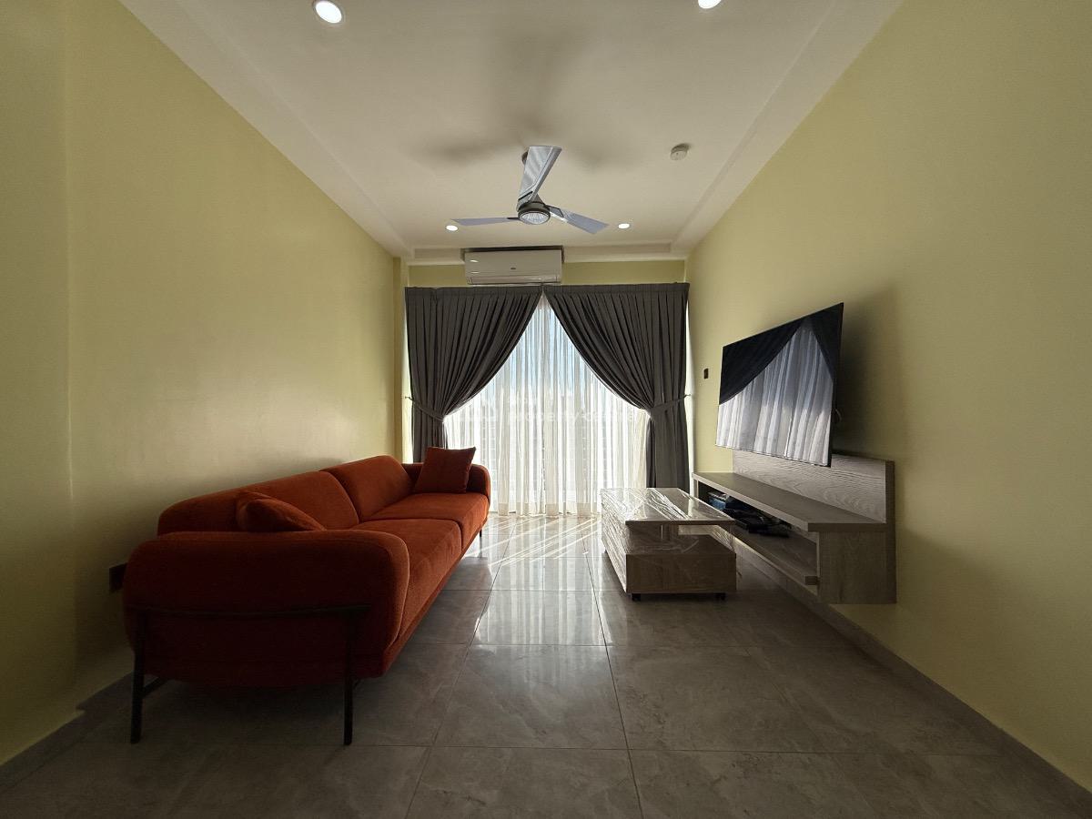 Furnished 1 Bedroom Apartment with Gym, Tseaddo, East Airport, Airport Residential Area, Accra, Mini Flat for Rent