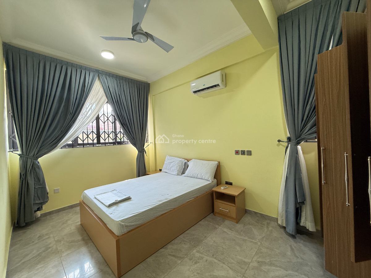 Furnished 1 Bedroom Apartment with Gym, Tseaddo, East Airport, Airport Residential Area, Accra, Mini Flat for Rent