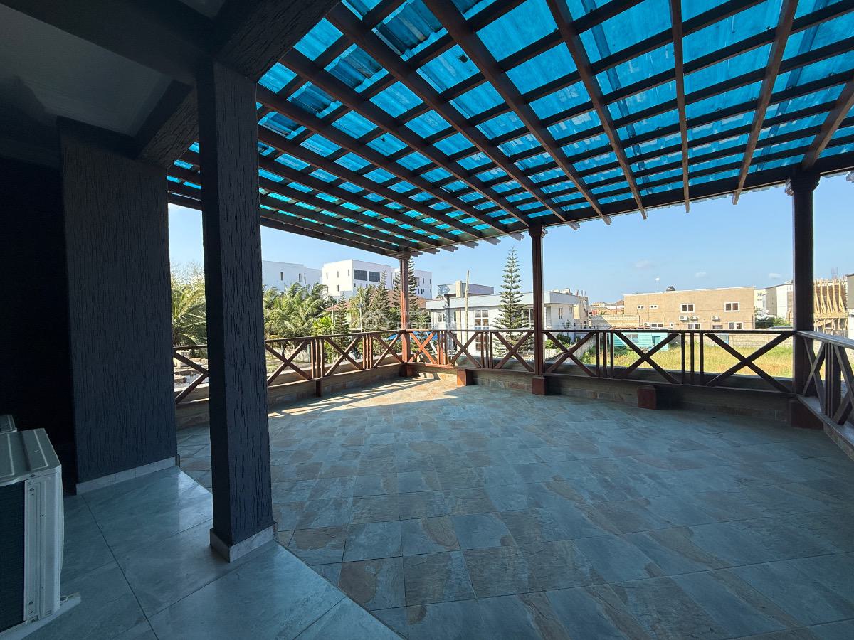 Furnished 1 Bedroom Apartment with Private Terrace and Gym, Tse Addo, East Airport, Airport Residential Area, Accra, Mini Flat for Rent