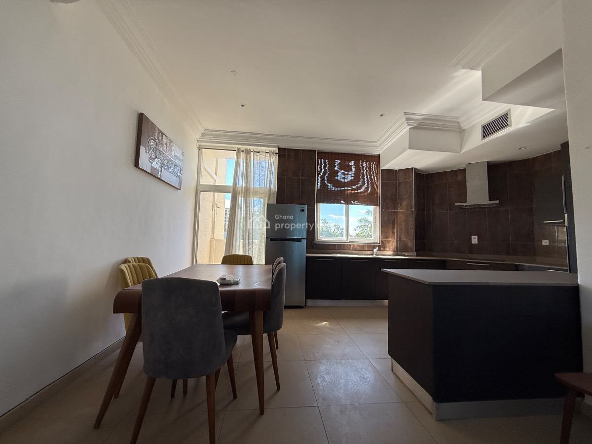 Furnished 2 Bedroom Apartment with Pool, Gym, and Outdoor Lounge, Airport Residential Area, Accra, Apartment for Rent