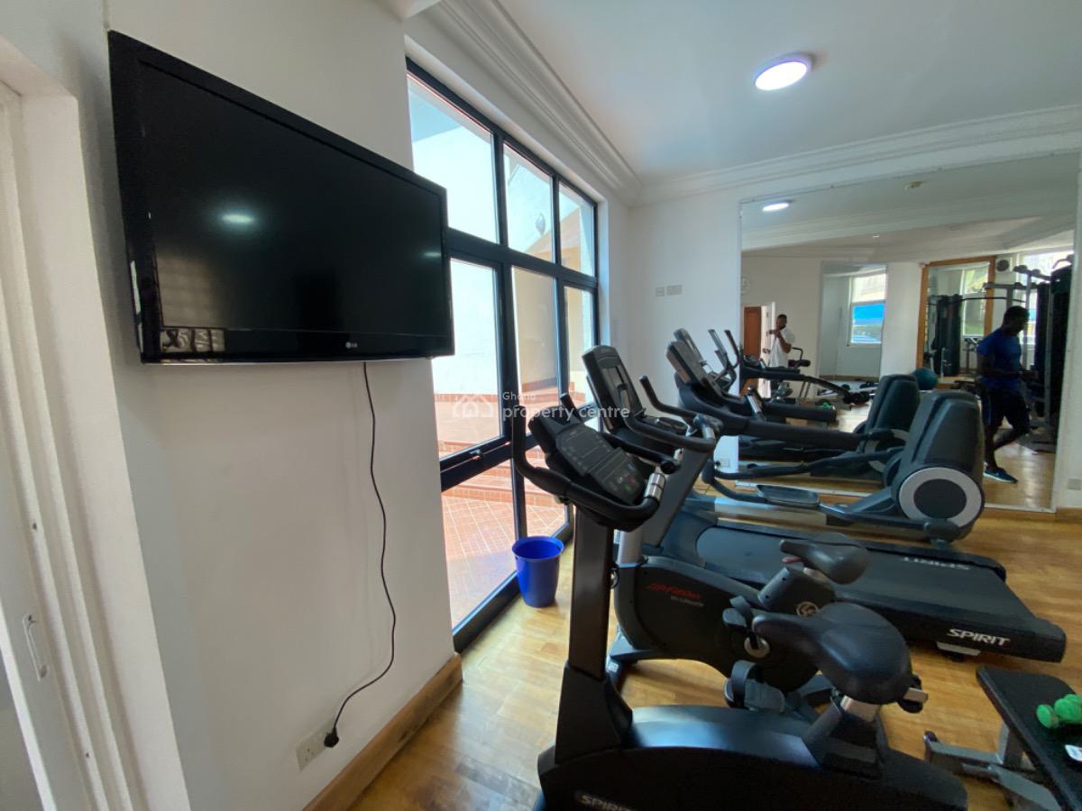 Furnished 2 Bedroom Apartment with Pool, Gym, and Outdoor Lounge, Airport Residential Area, Accra, Apartment for Rent