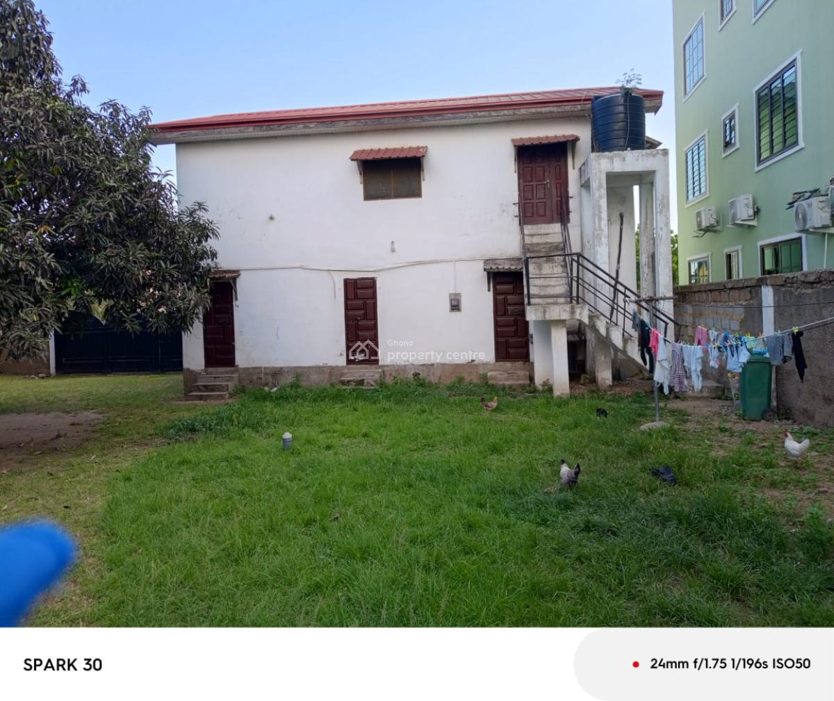 5 Bedroom + 2 Bedroom Outhouse + 3 Shops on 2 Plots, Sonitra Route, Ga West Municipal, Accra, House for Sale