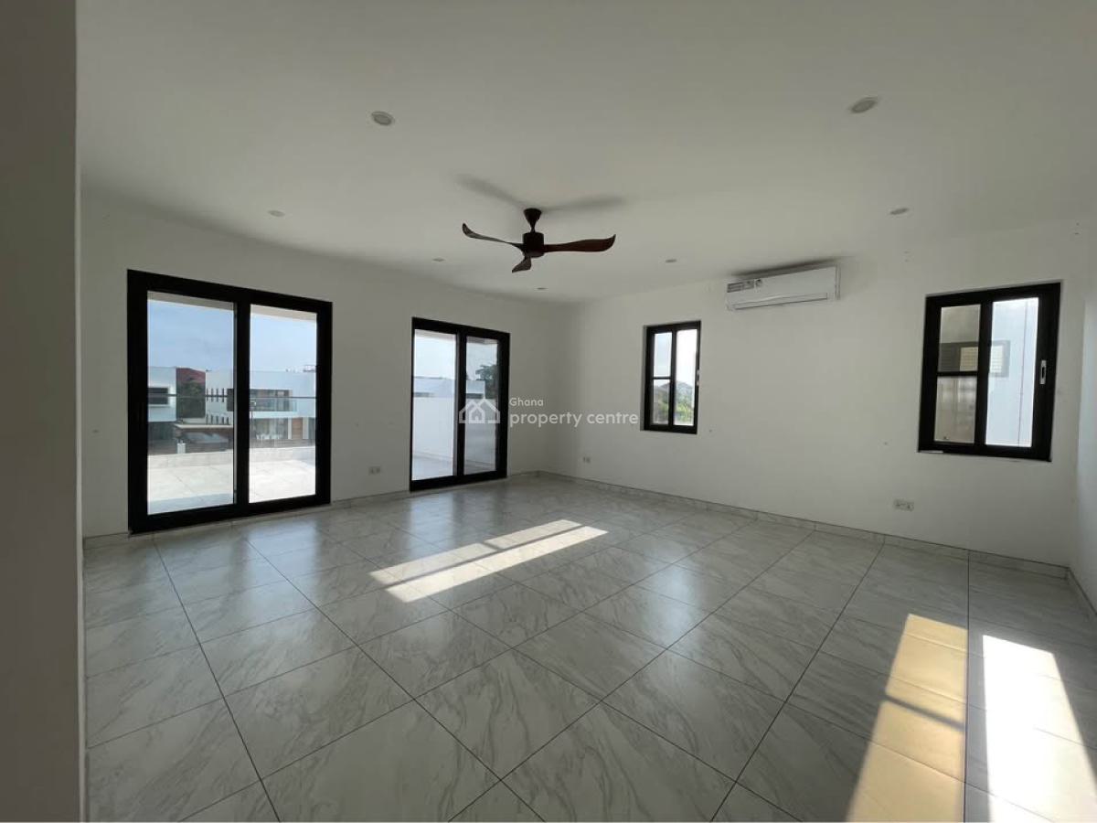 Detached 4 Bedroom Duplex with Staff Quarters in a Gated Community, Mahama Road, East Airport, Airport Residential Area, Accra, Detached Duplex for Rent