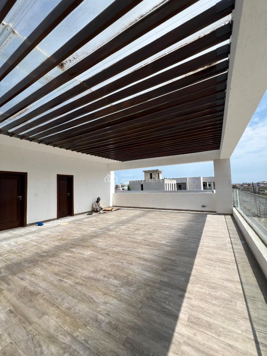 4 Bedroom Duplex with Rooftop Terrace, Tseaddo, East Airport, Airport Residential Area, Accra, Semi-detached Duplex for Rent