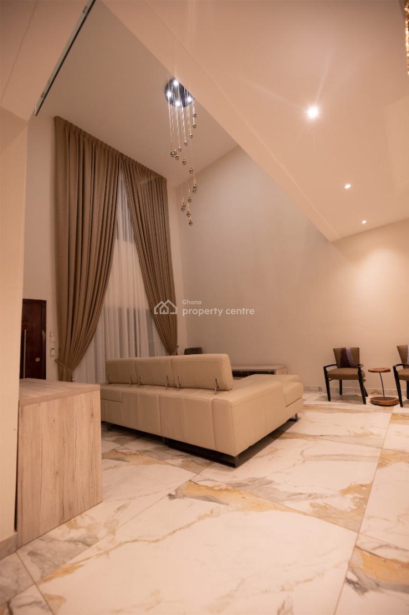 Furnished 4 Bedroom Townhouse in a Gated Community, Tseaddo, East Airport, Airport Residential Area, Accra, Townhouse for Rent