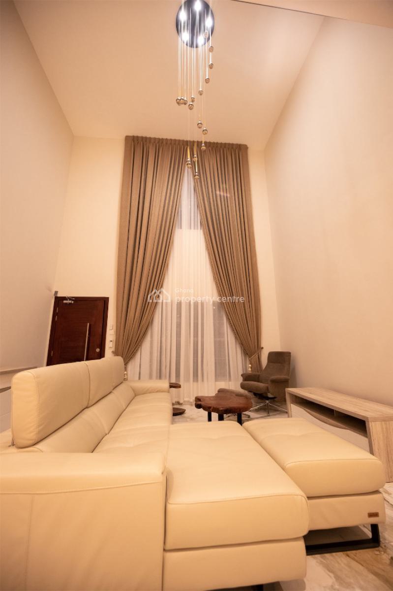 Furnished 4 Bedroom Townhouse in a Gated Community, Tseaddo, East Airport, Airport Residential Area, Accra, Townhouse for Rent