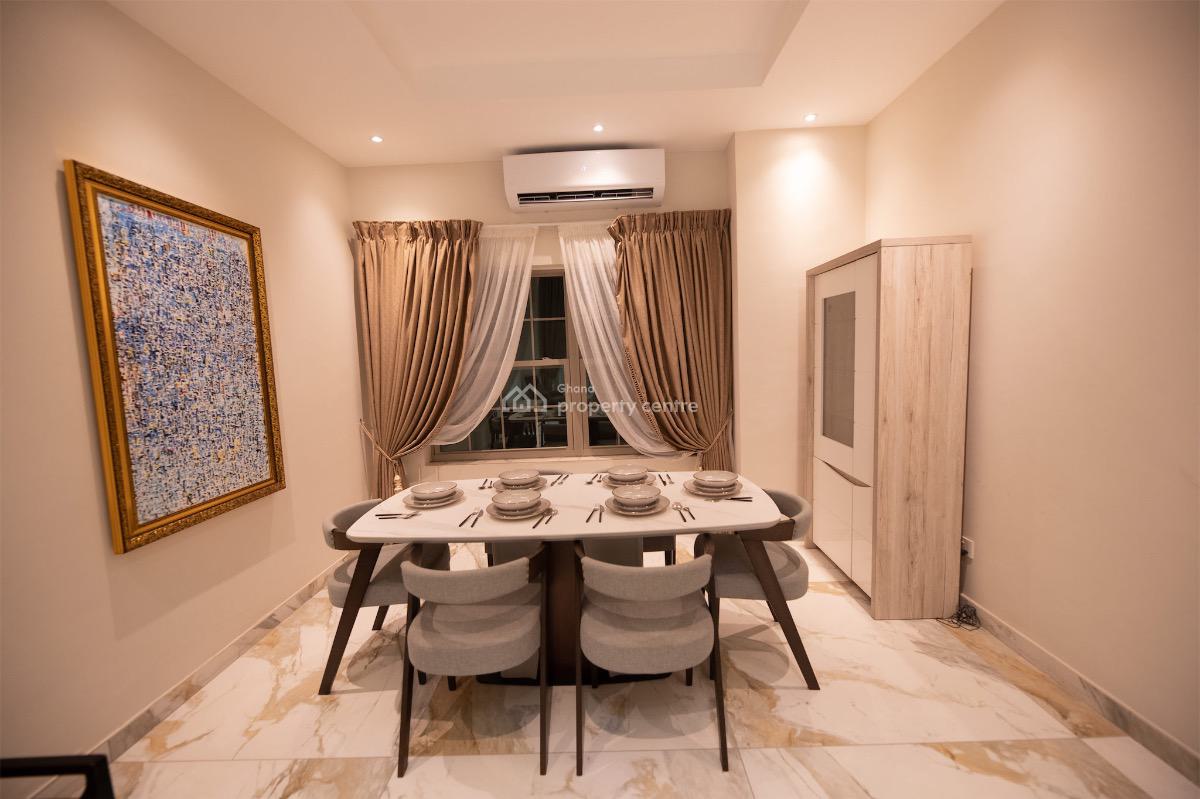 Furnished 4 Bedroom Townhouse in a Gated Community, Tseaddo, East Airport, Airport Residential Area, Accra, Townhouse for Rent