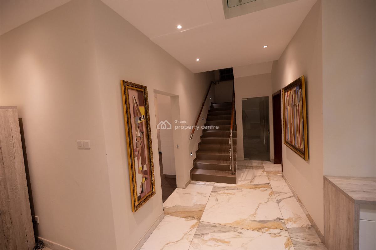 Furnished 4 Bedroom Townhouse in a Gated Community, Tseaddo, East Airport, Airport Residential Area, Accra, Townhouse for Rent
