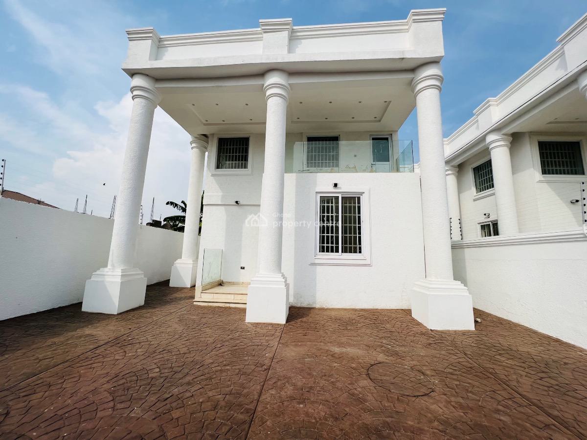 Detached 3 Bedroom Duplex with Staff Quarters, Mahama Road, East Airport, Airport Residential Area, Accra, Detached Duplex for Sale