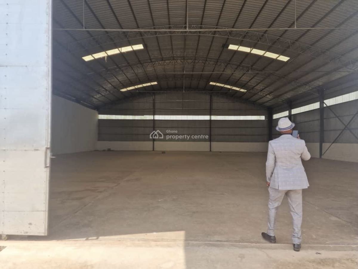 2,500 Sqm Warehouse on 12 Plots, Coca Cola Area, Spintex, Accra, Warehouse for Sale