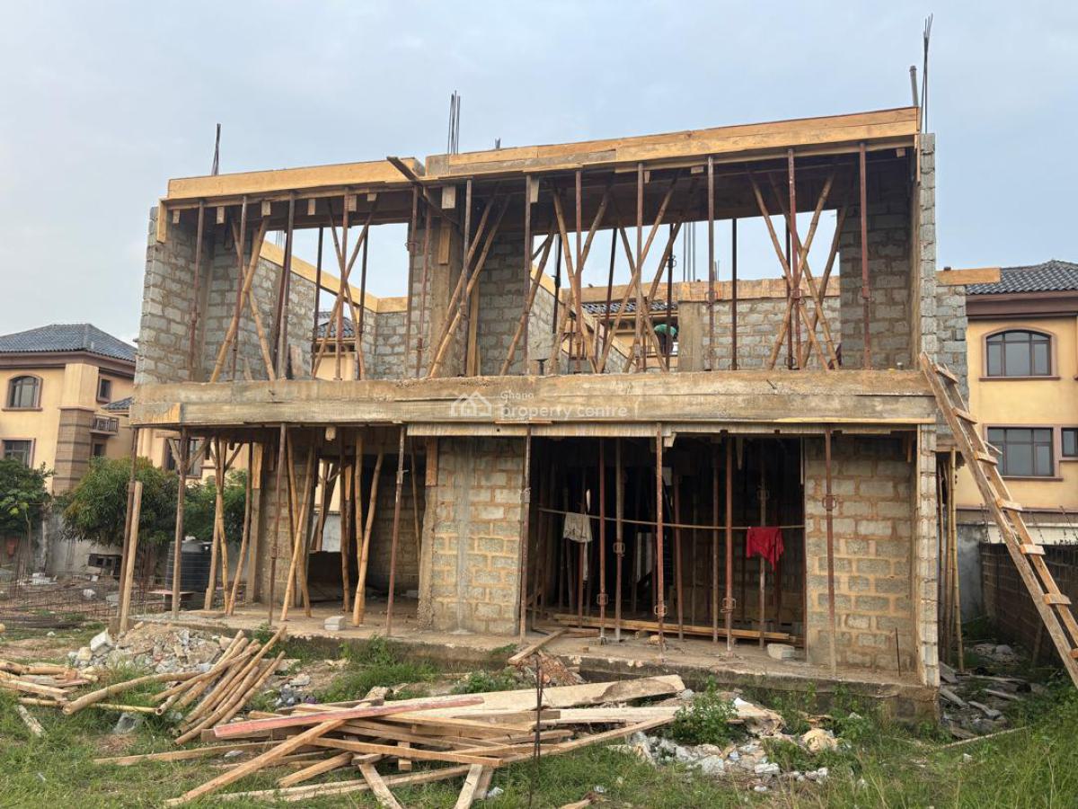 4 Bedroom Self-compound with Maids Quaters, Close to Ghana-canada Medical Centre, Adjiringanor, East Legon, Accra, Townhouse for Sale