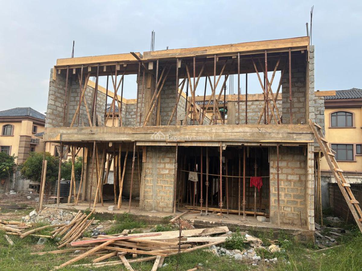 4 Bedroom Self-compound with Maids Quaters, Close to Ghana-canada Medical Centre, Adjiringanor, East Legon, Accra, Townhouse for Sale