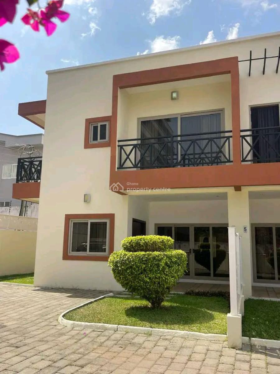 Luxurious Fully Furnished 3-bedroom Townhouse @ Airport Residential Ar, Airport Residential Area, Accra, Townhouse for Rent
