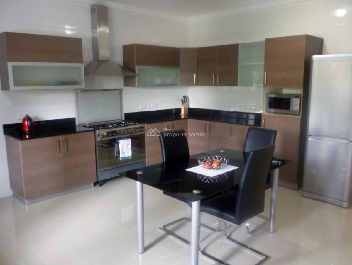 Spacious 3 Bedrooms with 4th Room As Maids Room., 16 Agostino Neto Street, Airport Residential Area, Accra, Apartment for Rent