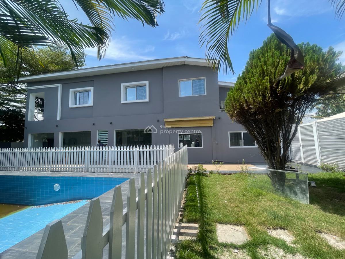 5 Bedroom Self Compound House with Pool, North Labone, Accra, House for Rent