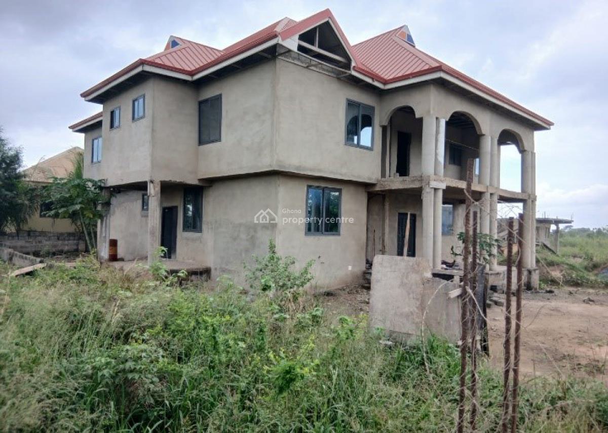 16 Rooms Guest House/ Hostel Accommodation, Or to Be Used As House, Afienya, Tema, Accra, House for Sale