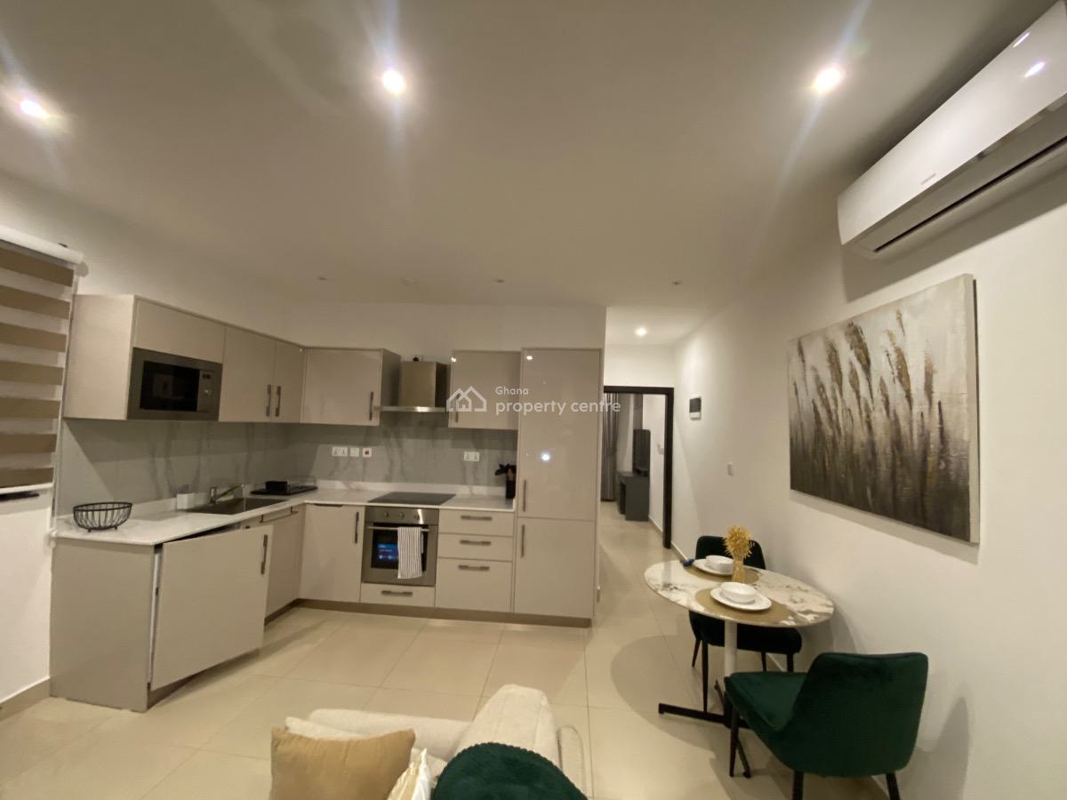 Furnished 1 Bedroom Apartment, Yantrabi Road, North Labone, Accra, Mini Flat for Rent