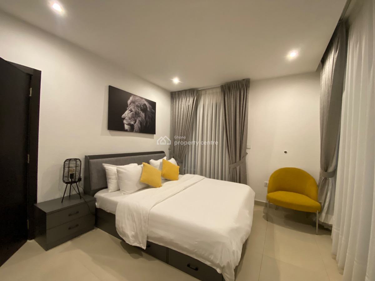 Furnished 1 Bedroom Apartment, Yantrabi Road, North Labone, Accra, Mini Flat for Rent