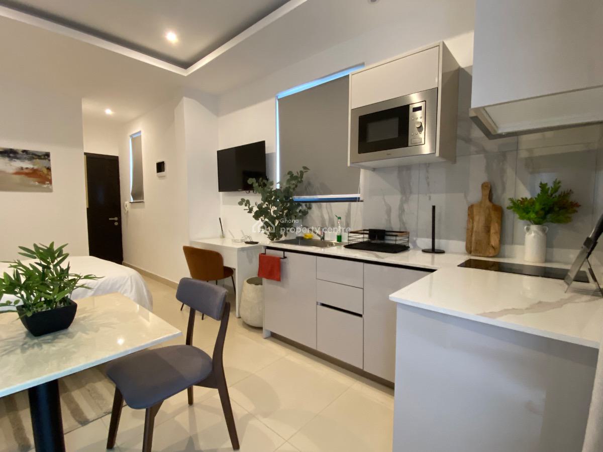 Furnished Studio Apartment, Labone Crescent, North Labone, Accra, Apartment for Rent