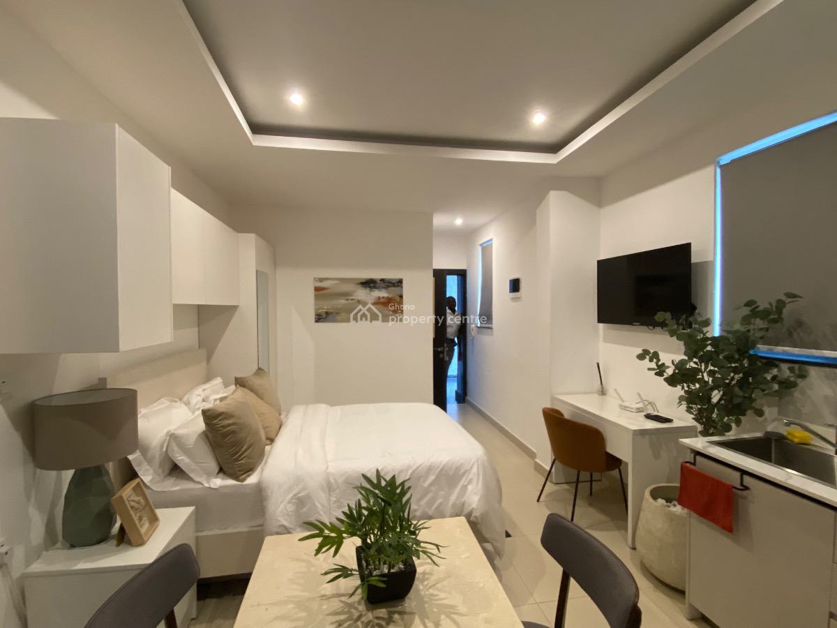 Furnished Studio Apartment, Labone Crescent, North Labone, Accra, Apartment for Rent