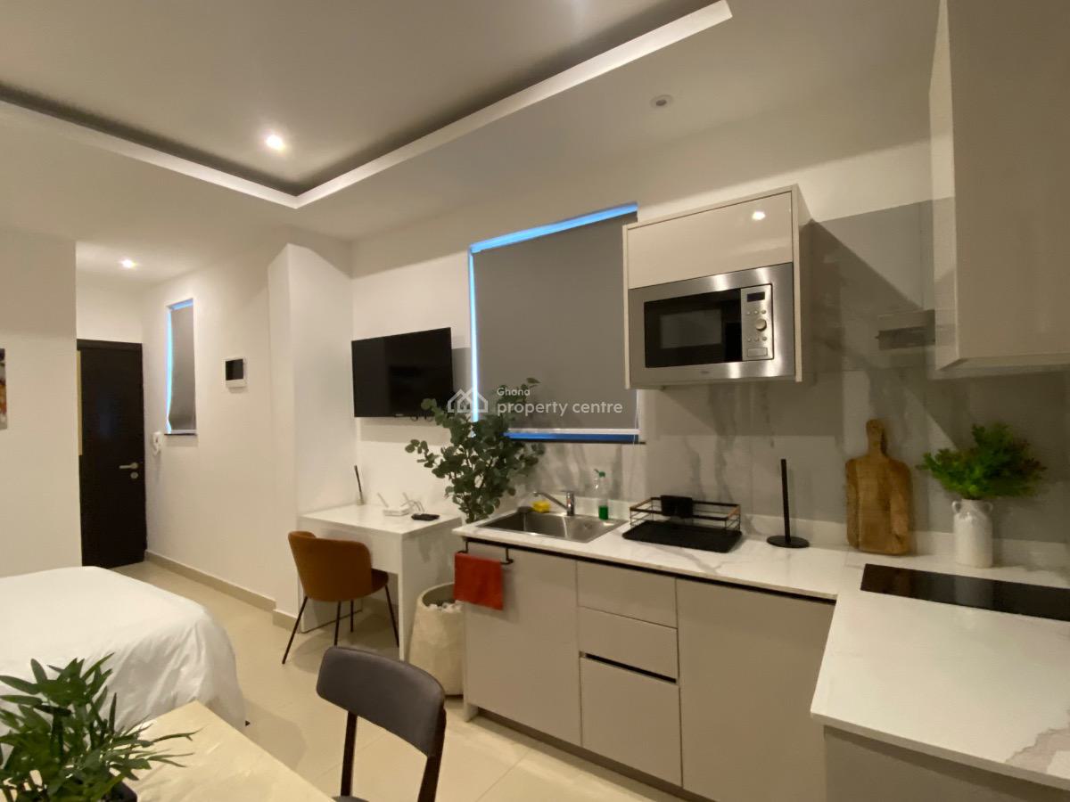 Furnished Studio Apartment, Labone Crescent, North Labone, Accra, Apartment for Rent