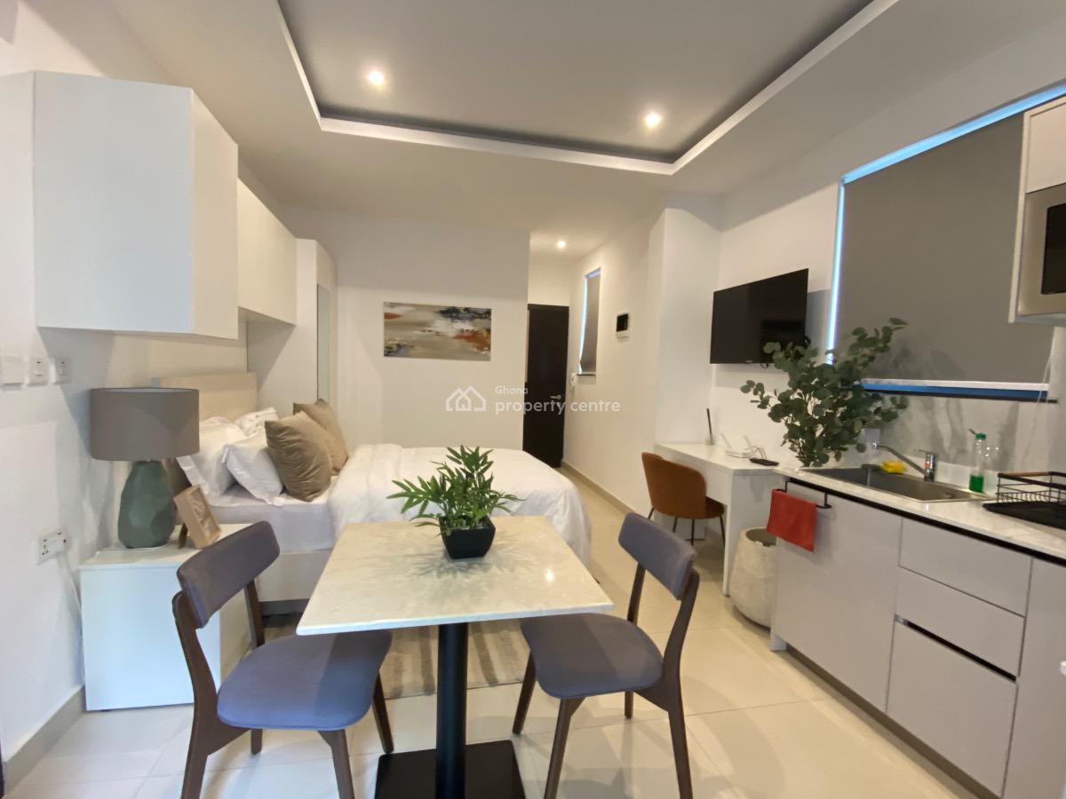 Furnished Studio Apartment, Labone Crescent, North Labone, Accra, Apartment for Rent