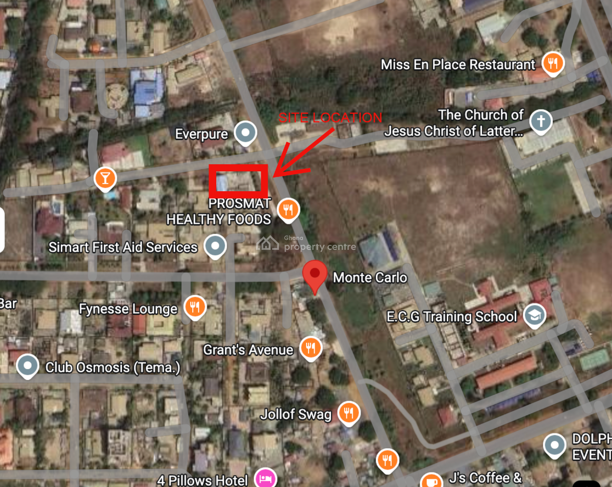 0.75-acre Corner Compound --- Multiple Commercial Uses, Community 10, Tema, Accra, Commercial Property for Rent