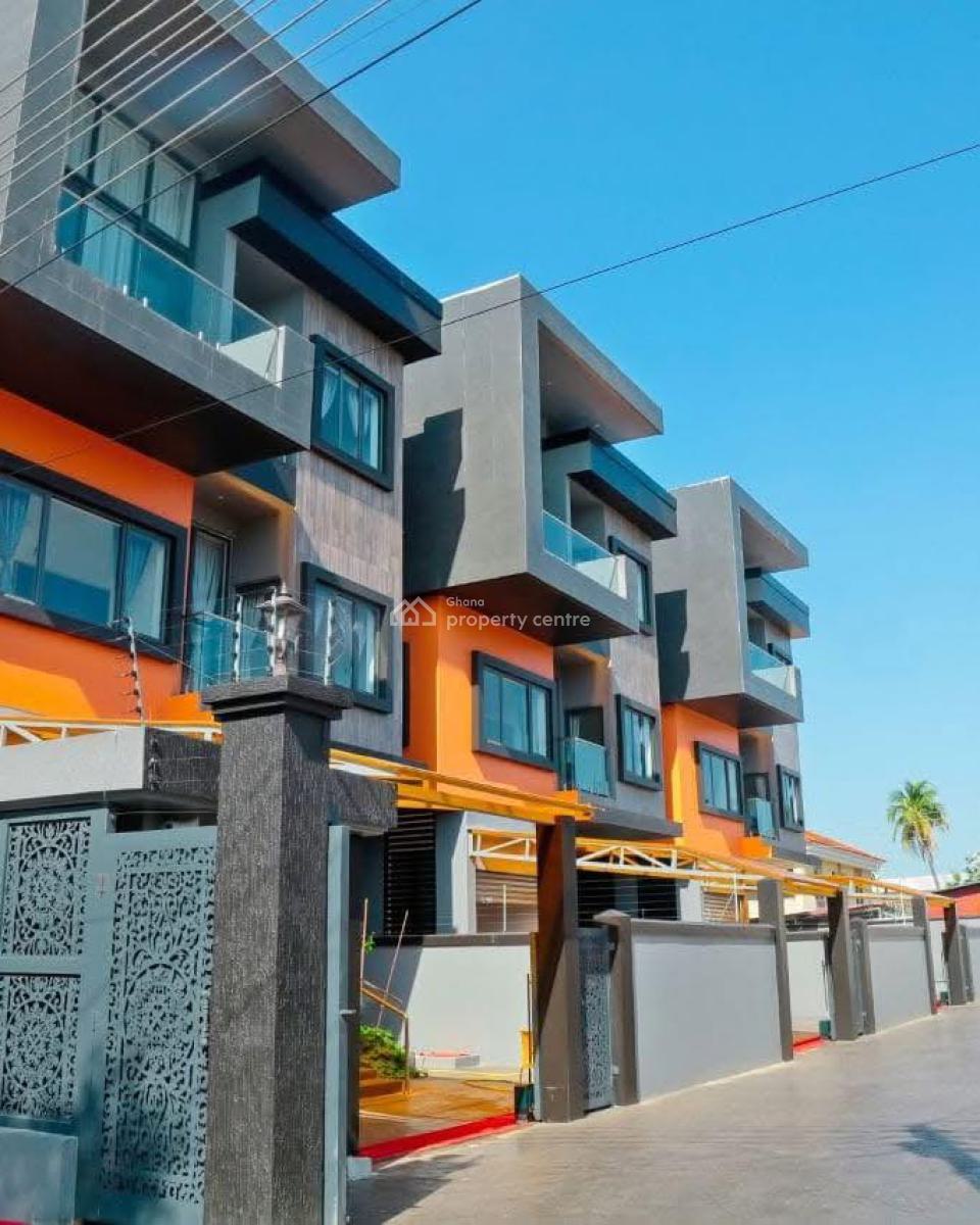 Executive Fully Furnished 4-bedroom, North Labone, Accra, Townhouse for Rent
