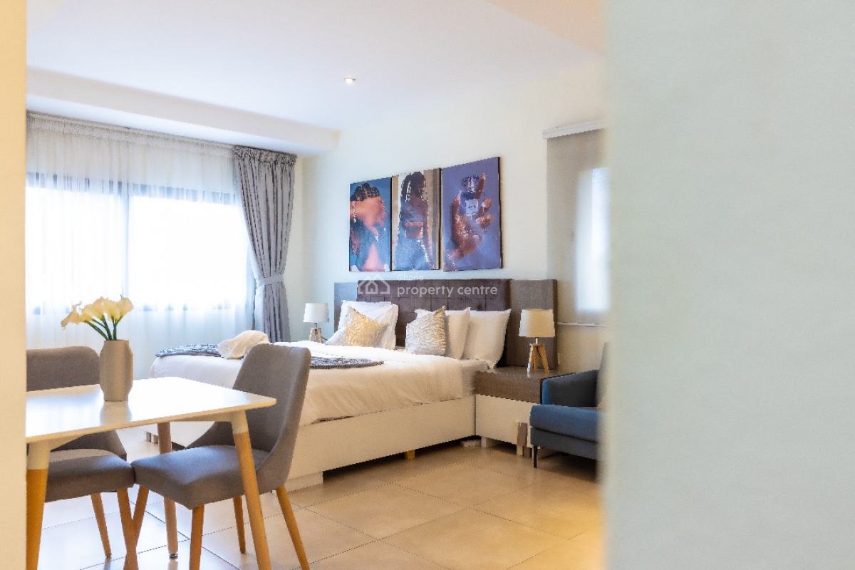 Furnished Studio with Swimming Pool and Gym, Airport Residential Area, Accra, Single Room Self Contained Short Let