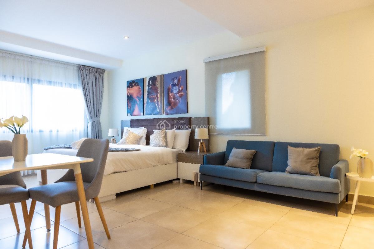 Furnished Studio with Swimming Pool and Gym, Airport Residential Area, Accra, Single Room Self Contained Short Let