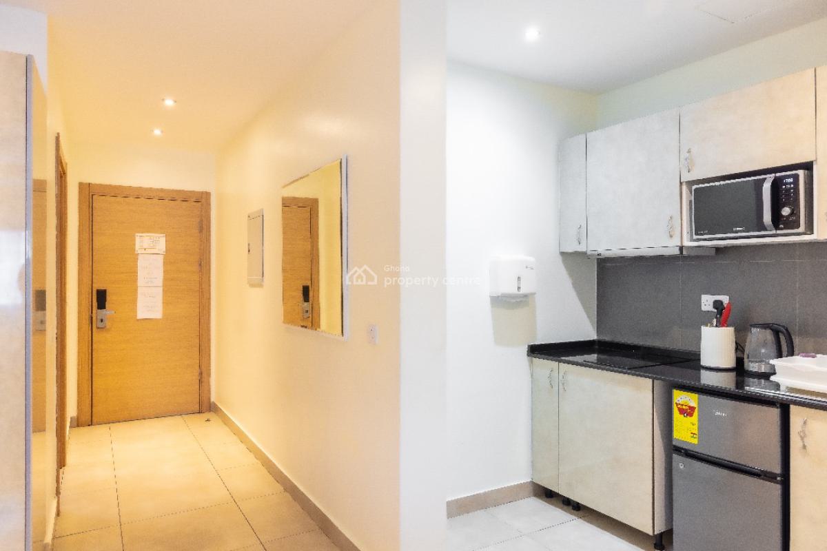 Furnished Studio with Swimming Pool and Gym, Airport Residential Area, Accra, Single Room Self Contained Short Let