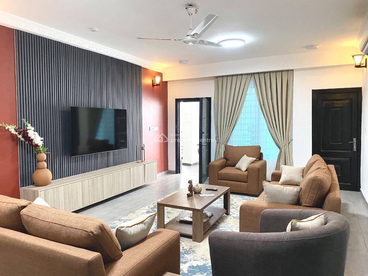 Furnished 2 Bedroom Apartment East Airport, East Airport, East Airport, Airport Residential Area, Accra, Apartment for Rent