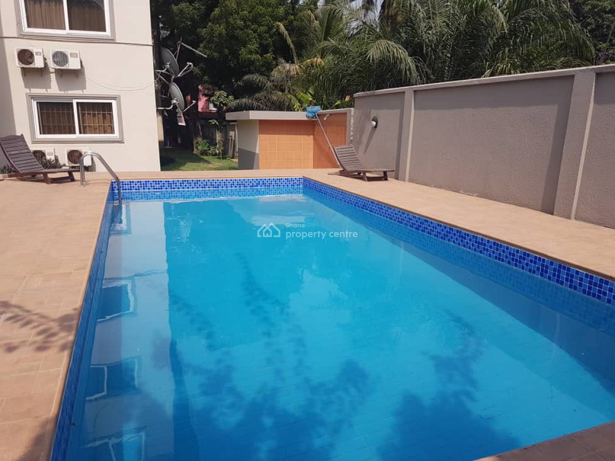 Fully Furnished 3 Bedroom Apartment with Swimming Pool and Gym, North Ridge, Accra, Apartment for Rent