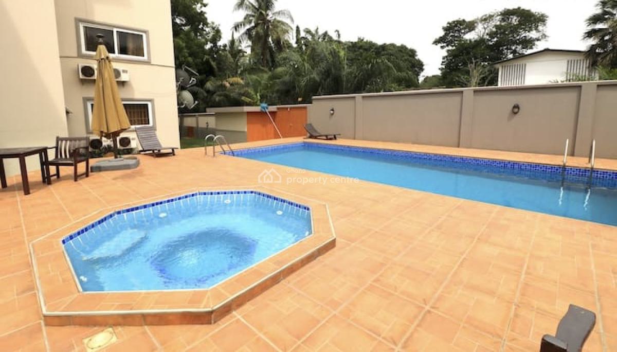 Fully Furnished 3 Bedroom Apartment with Swimming Pool and Gym, North Ridge, Accra, Apartment for Rent