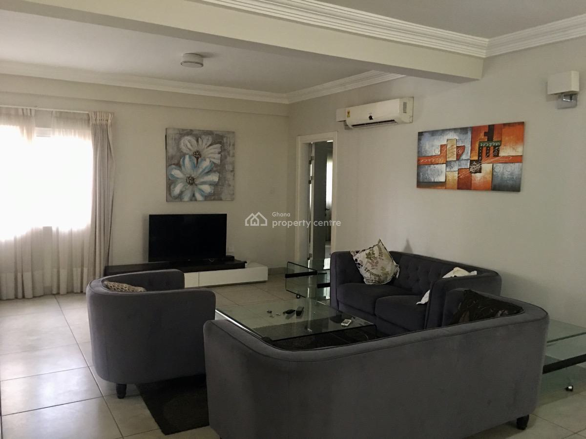 Fully Furnished 3 Bedroom Apartment with Swimming Pool and Gym, North Ridge, Accra, Apartment for Rent