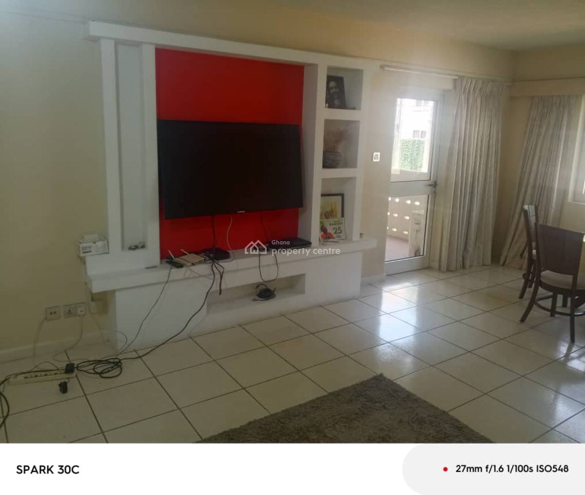 Fully Furnished Air Conditioned 3 Bedroom Apartment, Airport Area, Airport Residential Area, Accra, Apartment for Rent