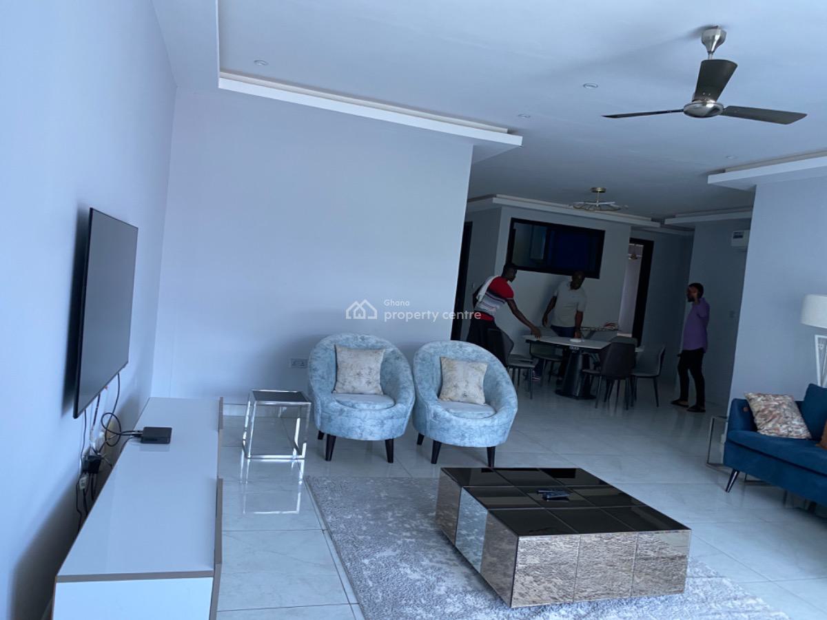 Furnished 3 Bedroom Apartment with Swimming Pool, West Airport, Airport Residential Area, Accra, Apartment for Rent