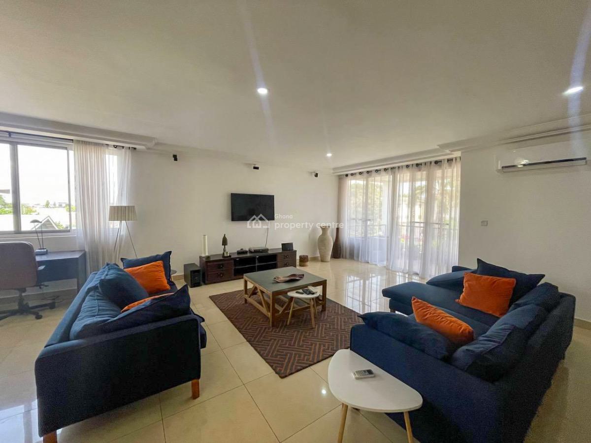 Fully Furnished 3 Bedroom Apartment with Swimming Pool, North Ridge, Accra, Apartment for Rent