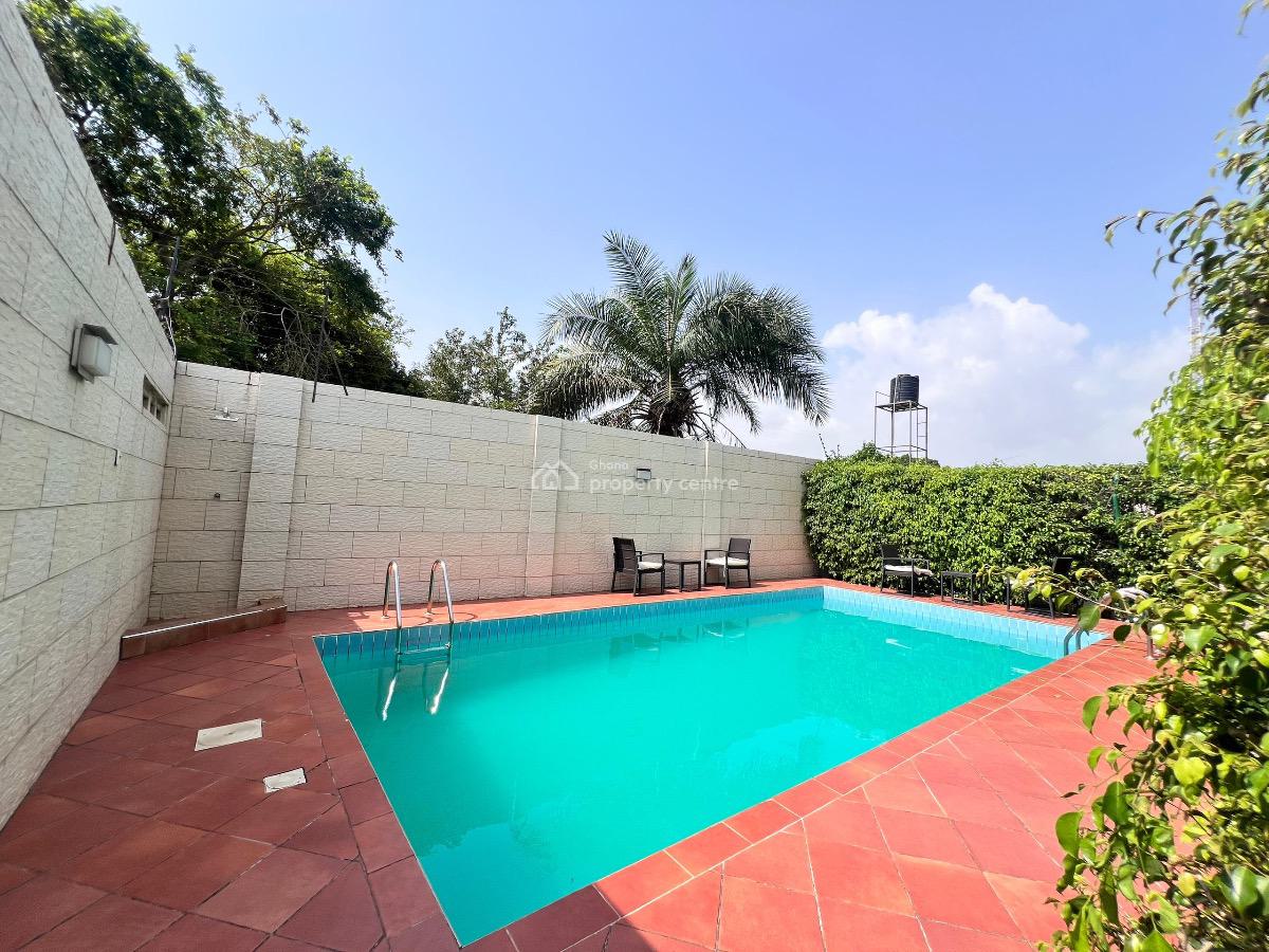 Fully Furnished 3 Bedroom Apartment with Swimming Pool, North Ridge, Accra, Apartment for Rent