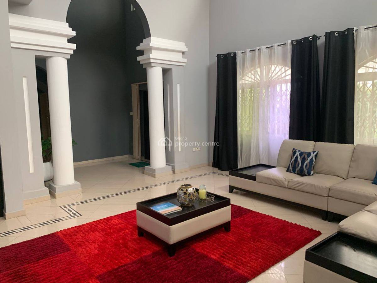 Luxurious 4 Bedroom Self Compound House with Excellent Facilities, Adjiringanor, East Legon, Accra, House Short Let