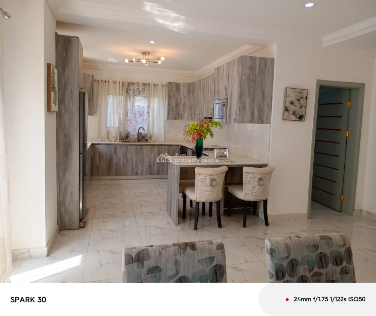 Titled Executive 4 Master Bedroom Storey Town House, American House Area, East Legon, Accra, House for Sale