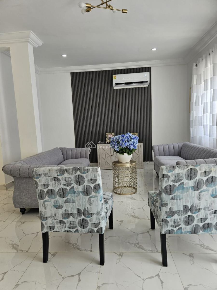 Titled Executive 4 Master Bedroom Storey Town House, American House Area, East Legon, Accra, House for Sale