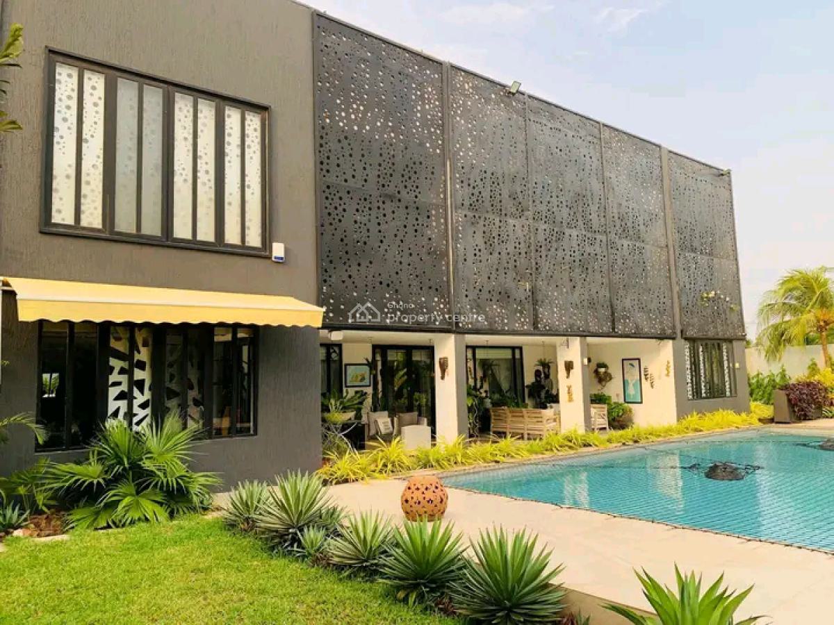 Luxurious Fully Furnished 5-bedroom Townhouse @ Cantonment, Cantonments, Accra, Townhouse for Rent