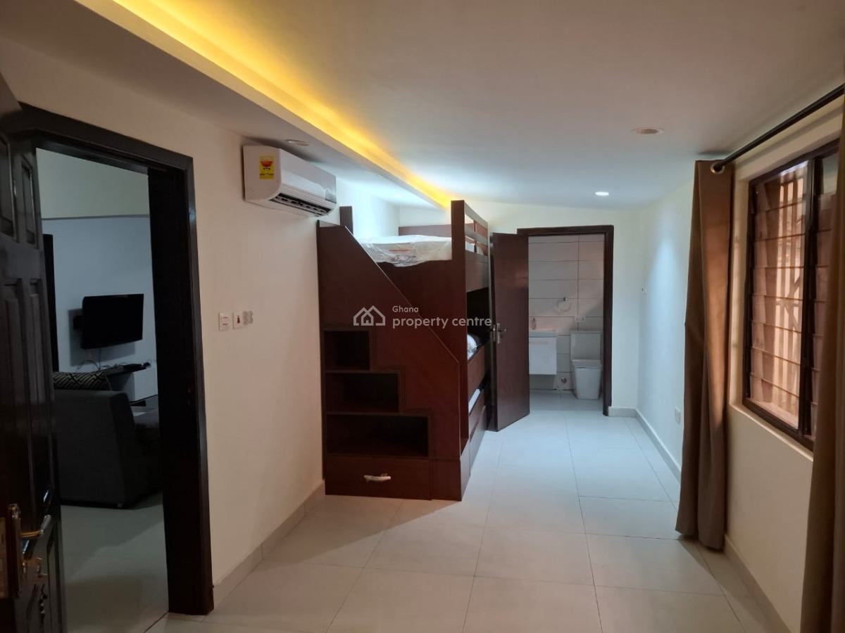 Fully Furnished 2 Bedroom All Ensuite House in a Shared Compound, Abelemkpe, Accra, House for Rent